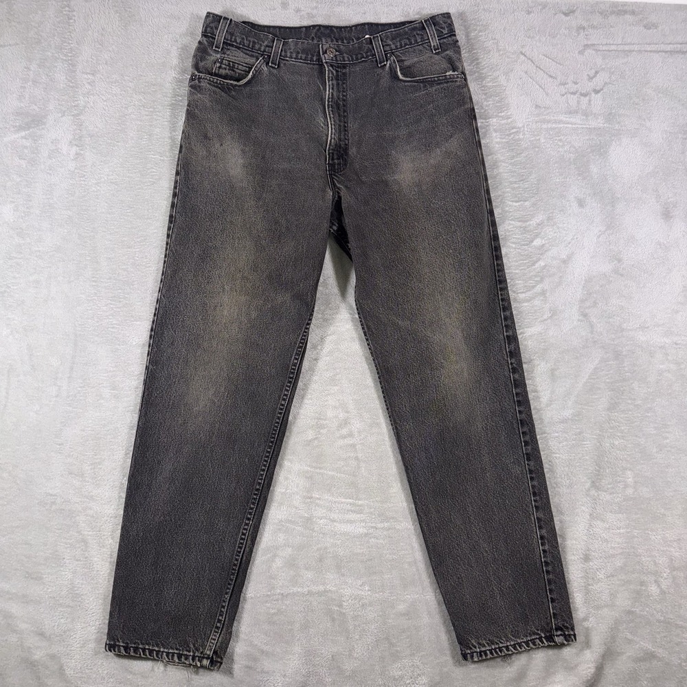Vintage Levi's 550 Orange Tab Relaxed Tapered Made In USA Mens 36x30 (Fit 34x30)